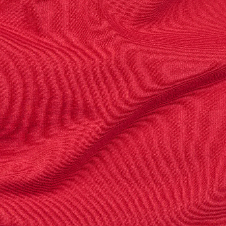 G-Star RAW® Camiseta Graphic 8 Rojo fabric shot