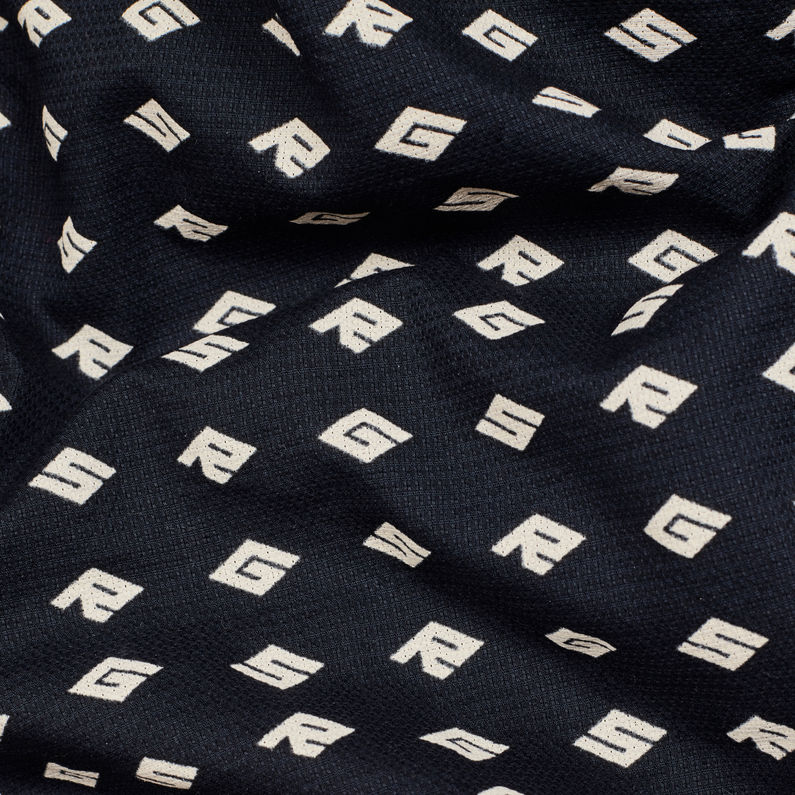 G-STAR® Blake Mid Boyfriend Short Dark blue fabric shot