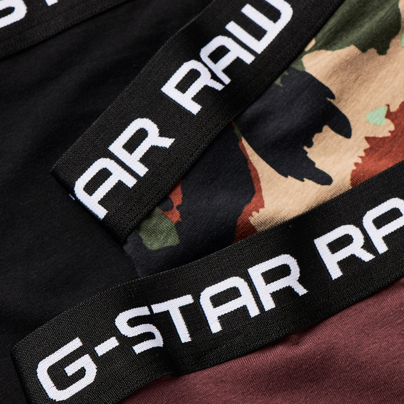 G-Star RAW® Classic Trunk Camo 3-Pack Multi color detail shot
