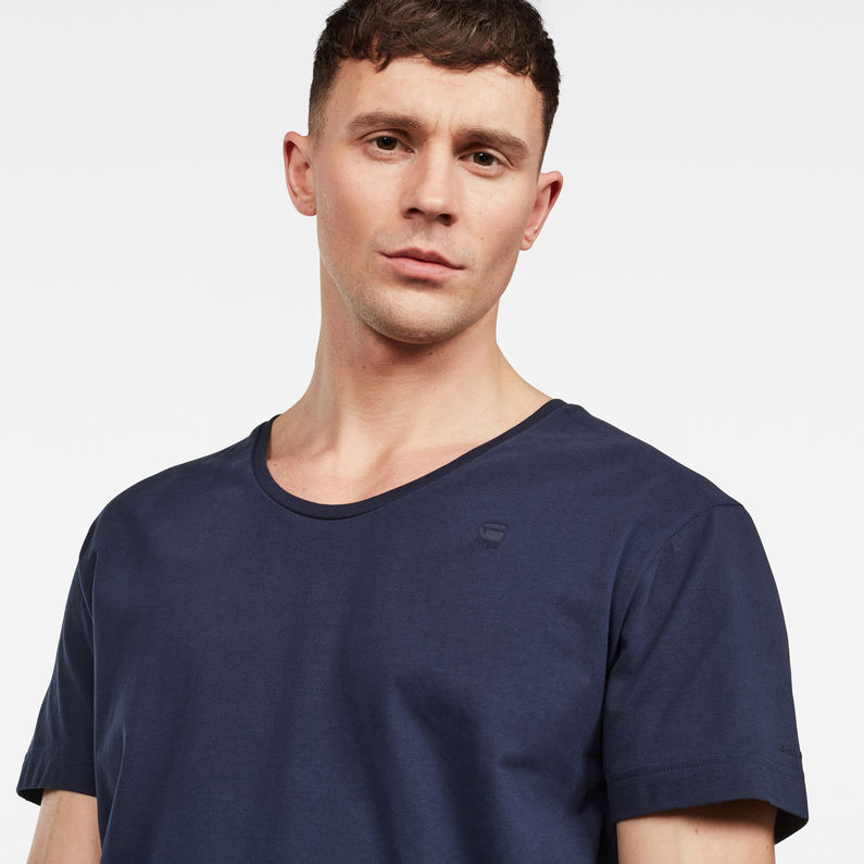 G-Star RAW® T-shirt Alkyne Loose Bleu foncé detail shot