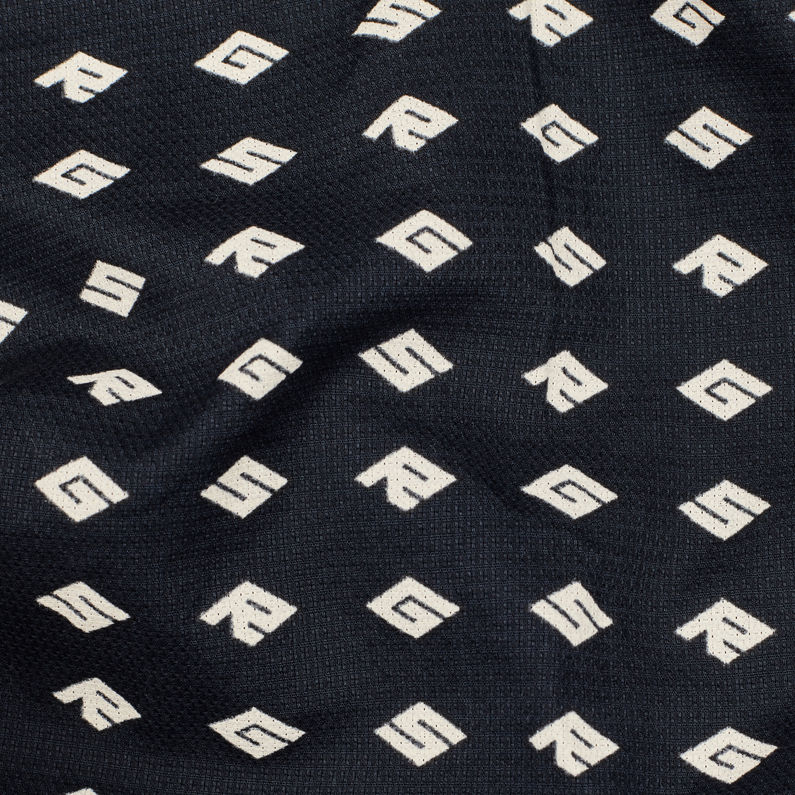 G-Star RAW® Blake Core Polo Midden blauw fabric shot