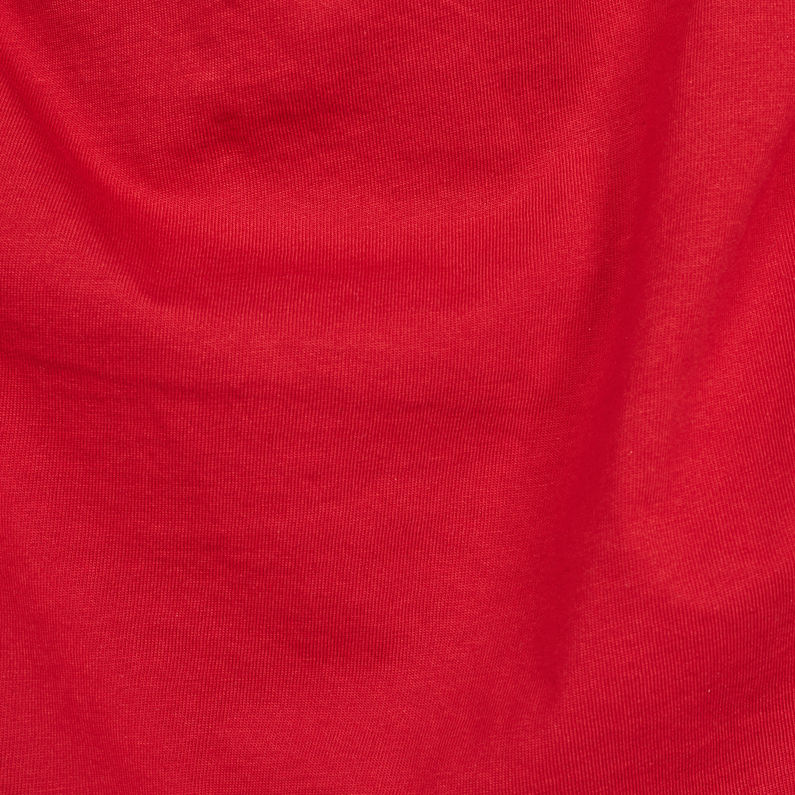 G-Star RAW® Graphic 26 Slim T-Shirt Red fabric shot