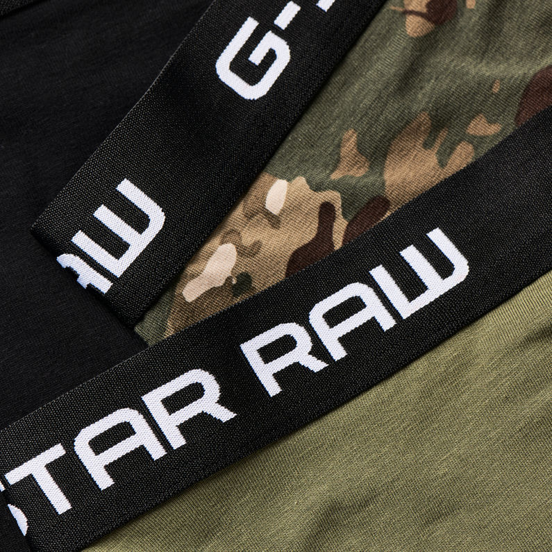 G-Star RAW® Classic Trunk Camo 3-Pack Multi color detail shot