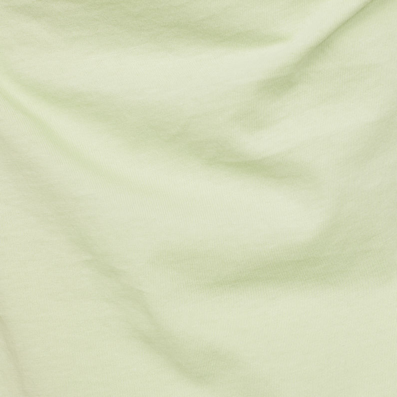 G-Star RAW® Graphic 18 Mysid Slim T-Shirt Green fabric shot