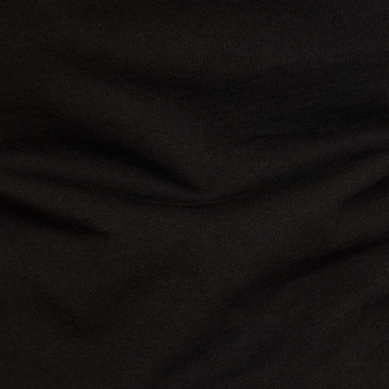 G-Star RAW® T-shirt Graphic 18 Mysid Slim Noir fabric shot
