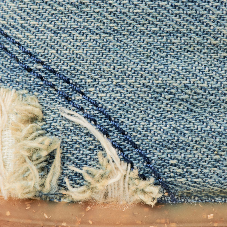 G-Star RAW® Rovulc 50 Years Denim Mid Sneakers Mittelblau fabric shot