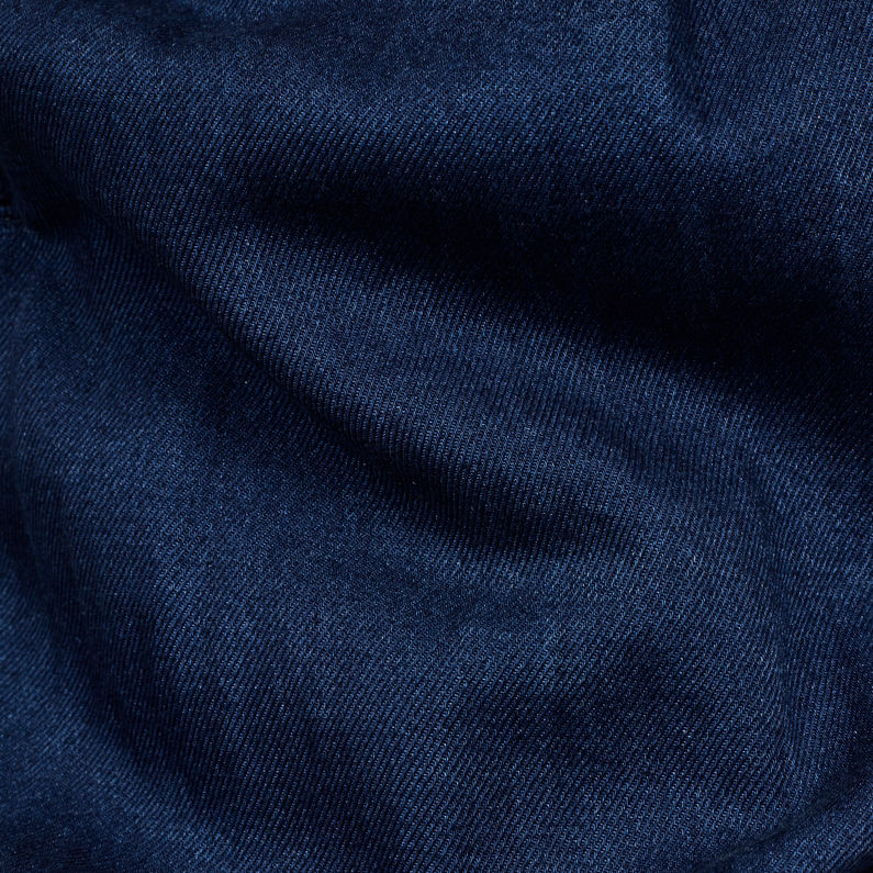 G-Star RAW® Bronson Army Paperbag Trousers Bleu foncé fabric shot