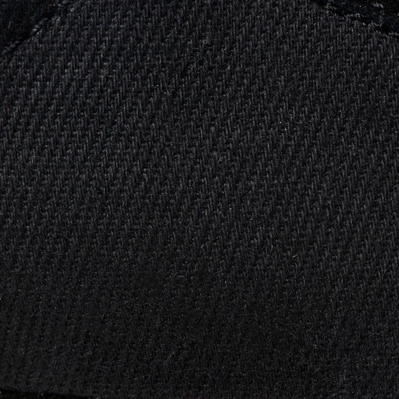 G-Star RAW® Rackam Core Low Denim Sneakers Black fabric shot