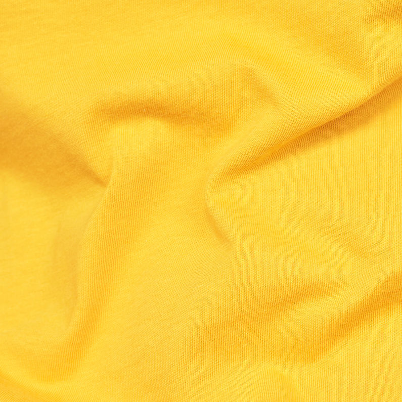 G-Star RAW® Graphic 1 Pocket T-Shirt Amarillo fabric shot