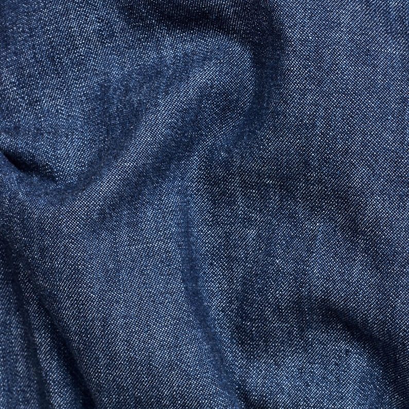 G-Star RAW® Blake Denim Overshirt Dunkelblau fabric shot