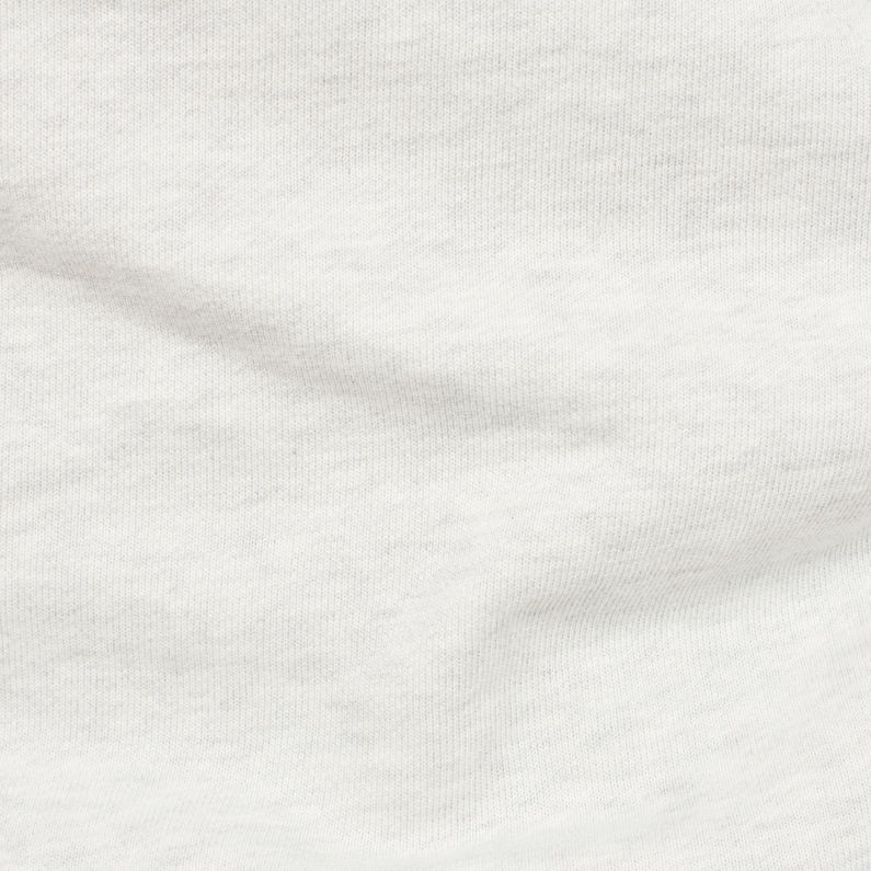 G-Star RAW® Ore Slim Tapered Sweat Hose Weiß fabric shot