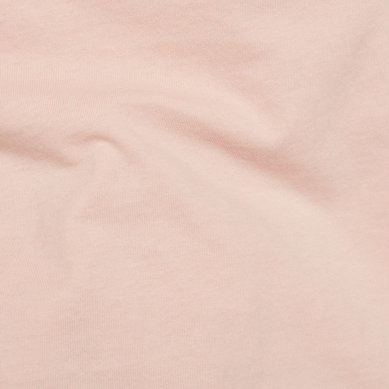 G-Star RAW® Graphic 19 Ringer Slim T-Shirt Pink fabric shot