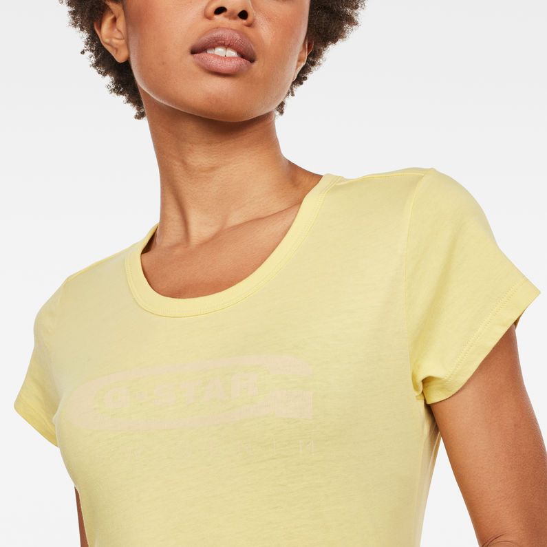 G-STAR® Graphic 20 Slim T-Shirt Yellow