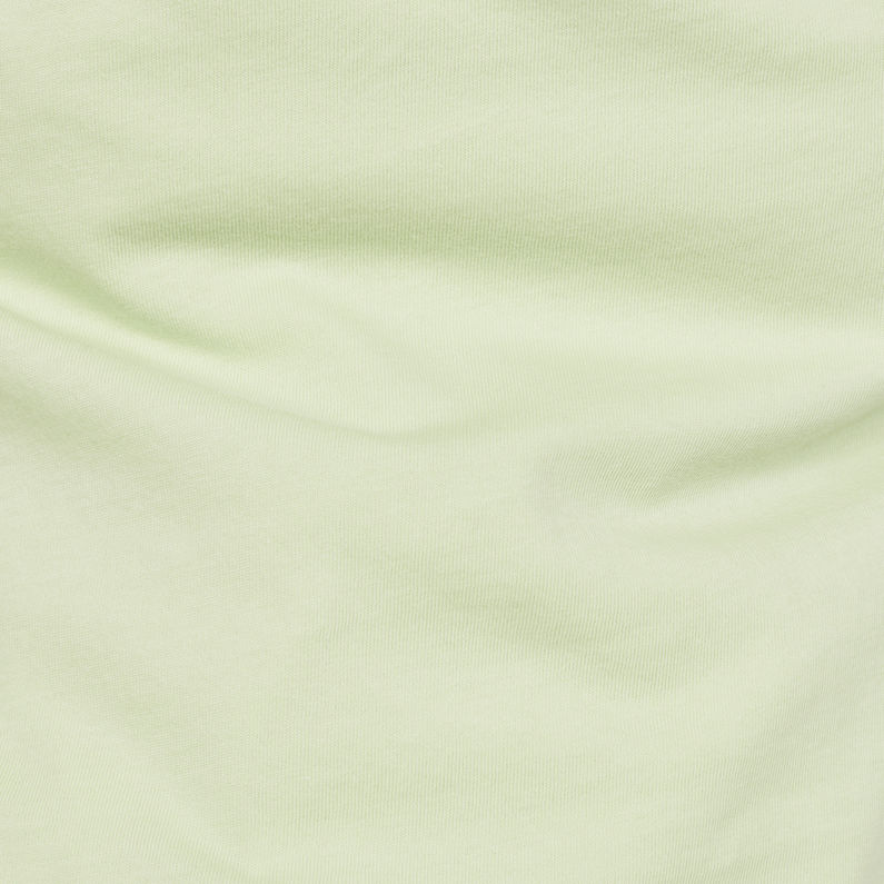 G-Star RAW® Camiseta Graphic 20 Slim Verde fabric shot