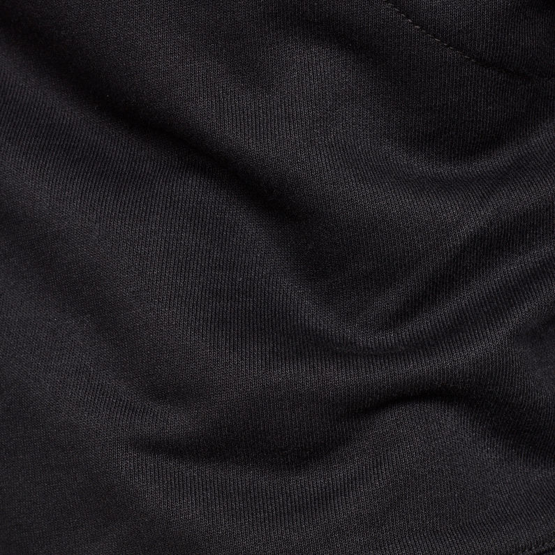 G-Star RAW® Ore Slim Tapered Sweatpant Black fabric shot