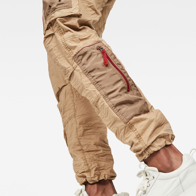 G-STAR® Arris Straight Tapered Pant Brown detail shot