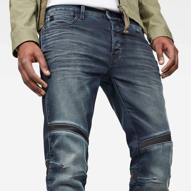 G-STAR® Motac Deconstructed Slim Dunkelblau detail shot