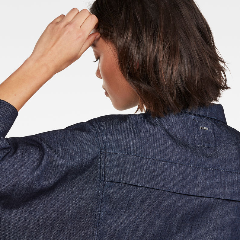 G-Star RAW® Kimono Blouse Dark blue detail shot