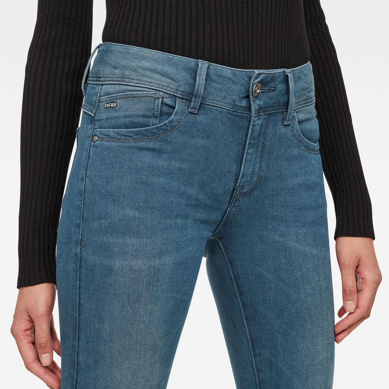 G-Star RAW® Lynn Mid Waist Skinny Jeans Dark blue
