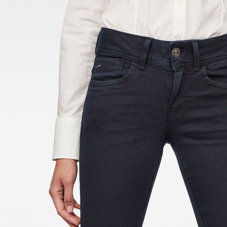 G-STAR® Lynn Mid Waist Skinny Color Jeans Dunkelblau