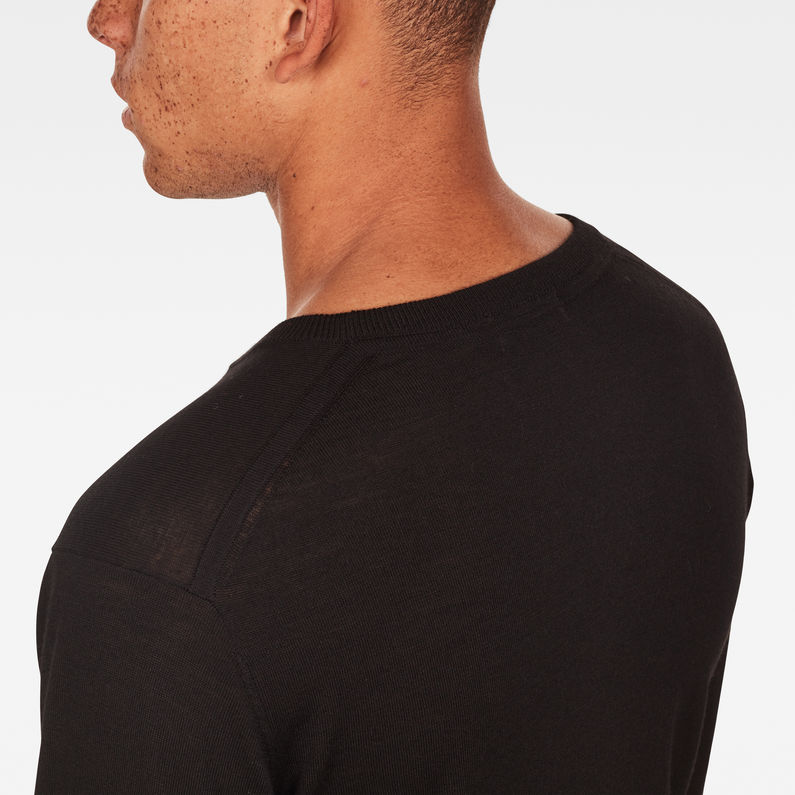 G-Star RAW® Core Knit Black detail shot