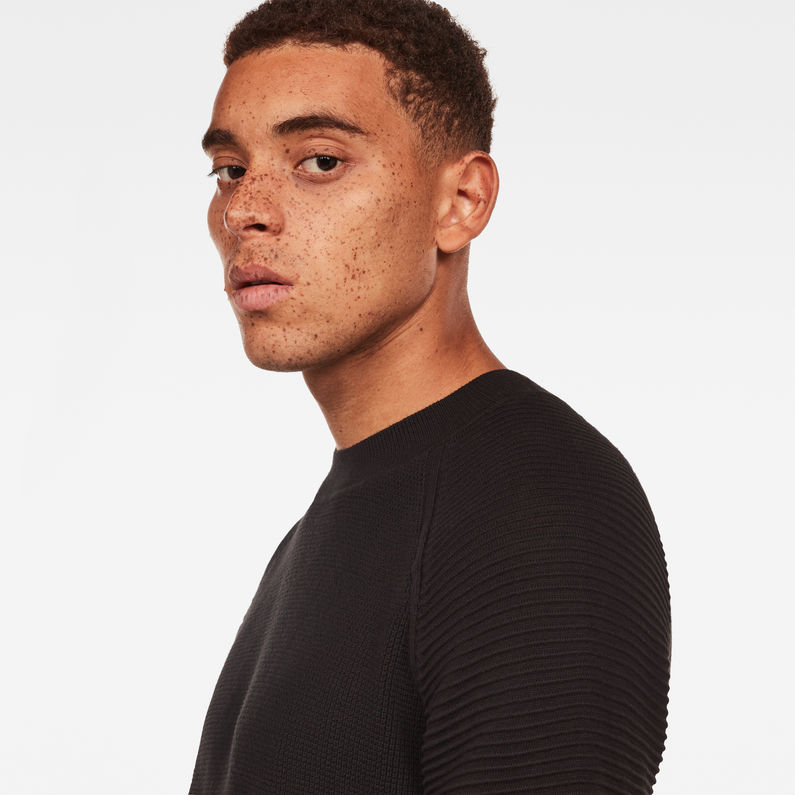 G-Star RAW® Suzaki Knit Schwarz detail shot