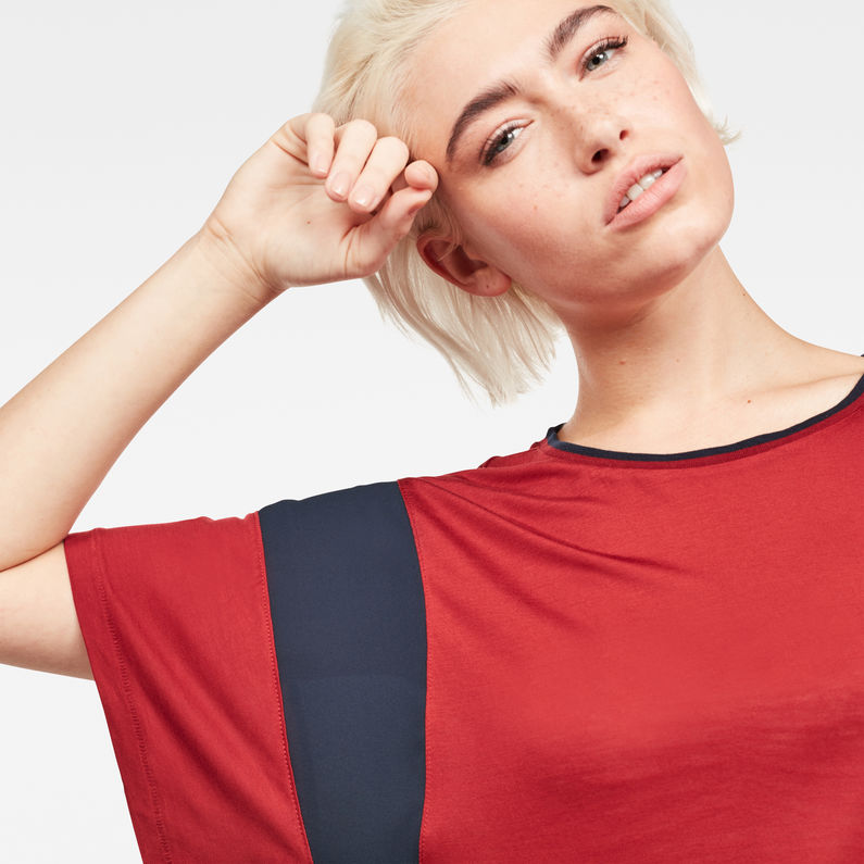 G-Star RAW® Norcia Loose T-Shirt Red detail shot