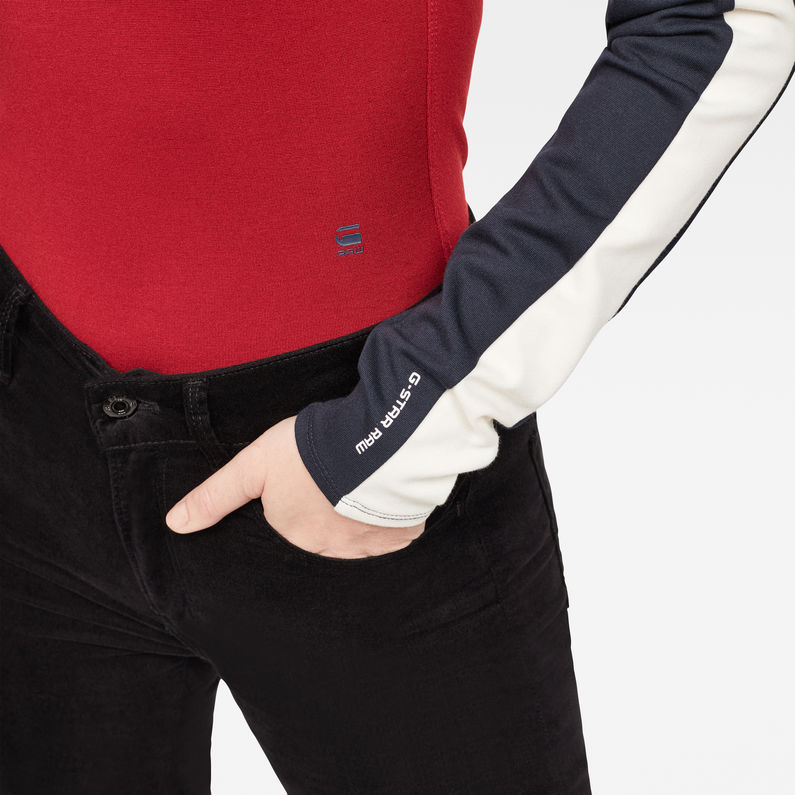 G-Star RAW® Nirval Slim T-Shirt Red detail shot