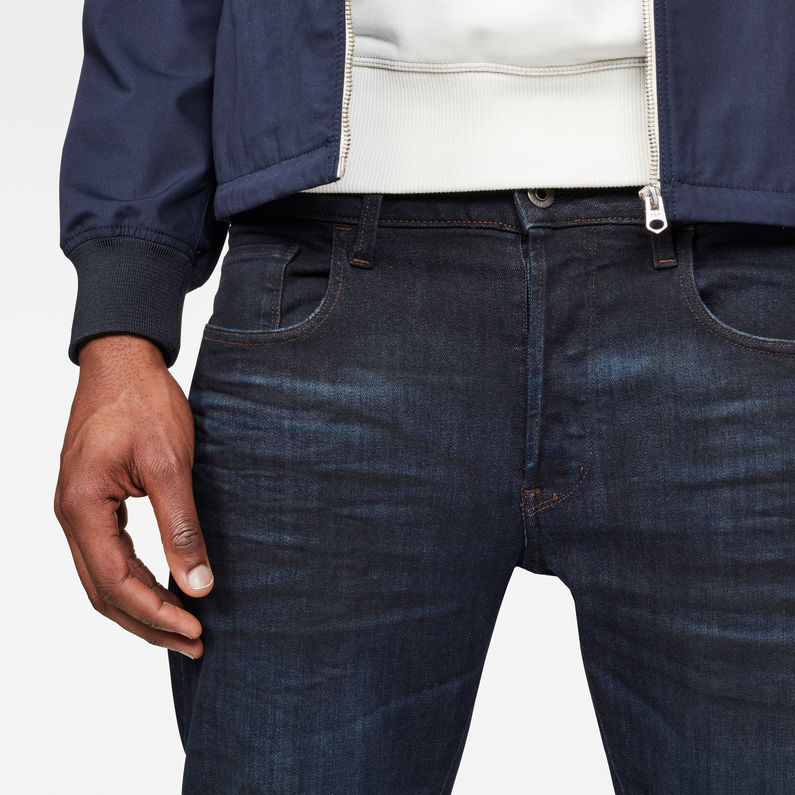 G-STAR® 3301 Deconstructed Slim Jeans Donkerblauw