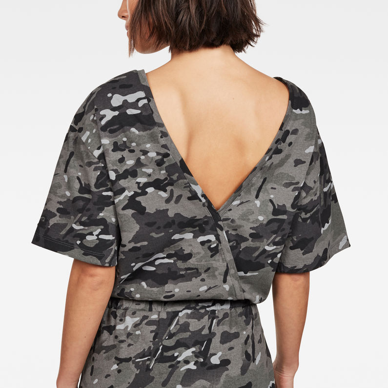 G-STAR® Bohdana Dress Grey detail shot