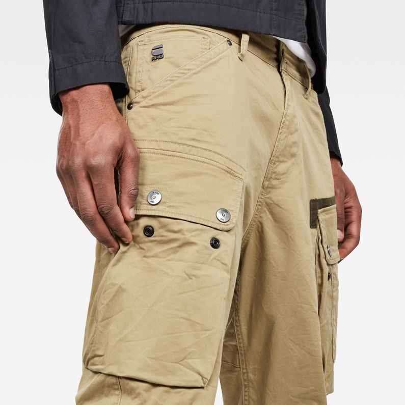 G-STAR® Dustor Straight Tapered Pant Green detail shot
