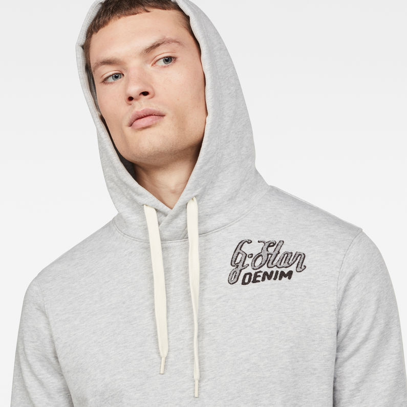 G-Star RAW® 5621 Graphic 10 Sweater Grijs detail shot