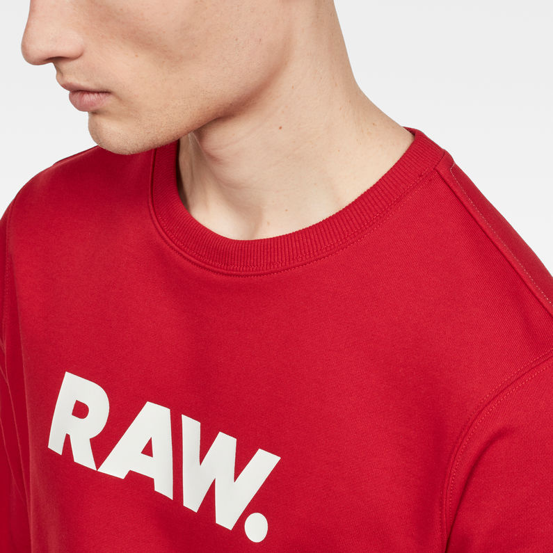 G-Star RAW® Sweater Hodin Rouge detail shot