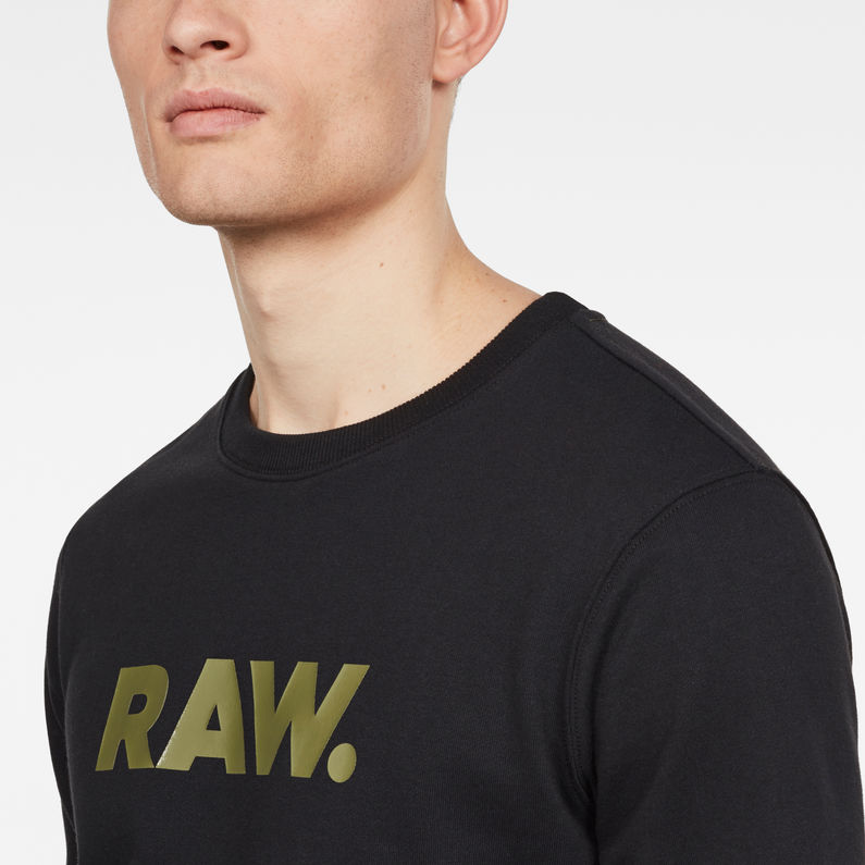 G-Star RAW® Hodin Sweatshirt Schwarz detail shot
