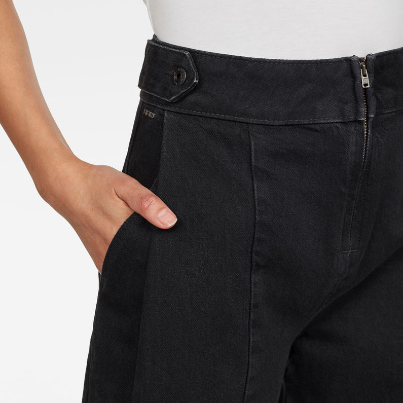 G-Star RAW® Pleated 3D Chino Black detail shot