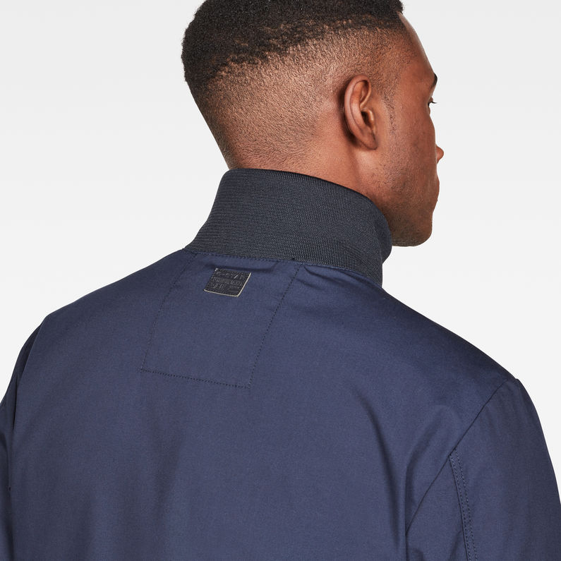 G-Star RAW® Xpo Overshirt Dunkelblau detail shot