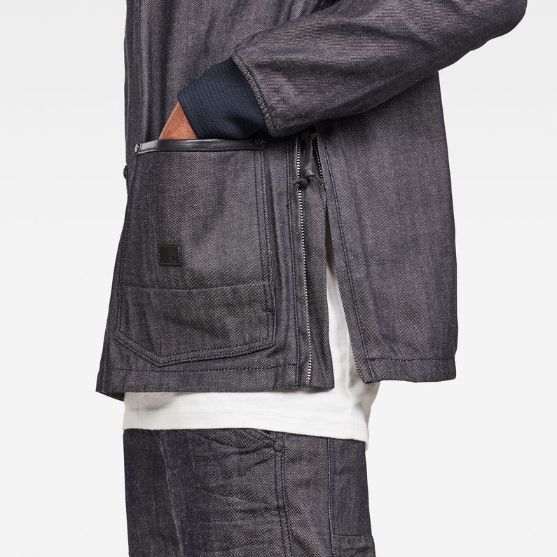 G-Star RAW® Anorak Faeroes GSRR Bleu foncé detail shot