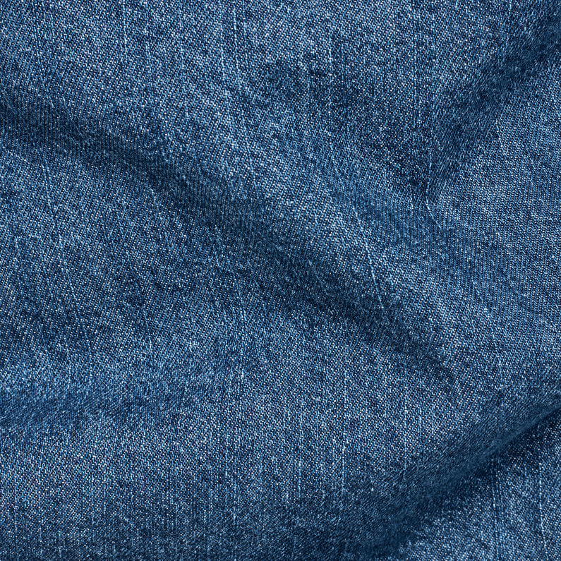 G-Star RAW® 3301 Slim Sherpa Jacket Mittelblau fabric shot