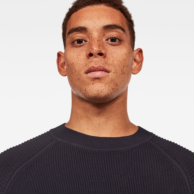 G-Star RAW® Suzaki Knit Dark blue detail shot