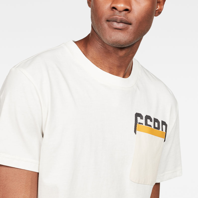 G-Star RAW® Camiseta Graphic 12 Beige detail shot