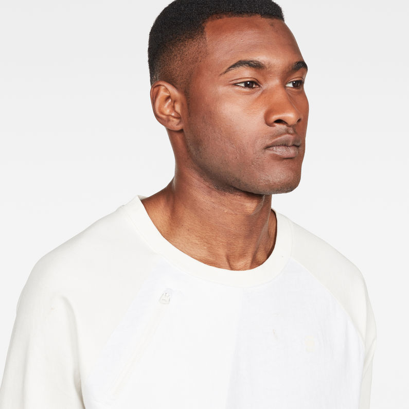 G-Star RAW® Ore Raglan T-Shirt White detail shot