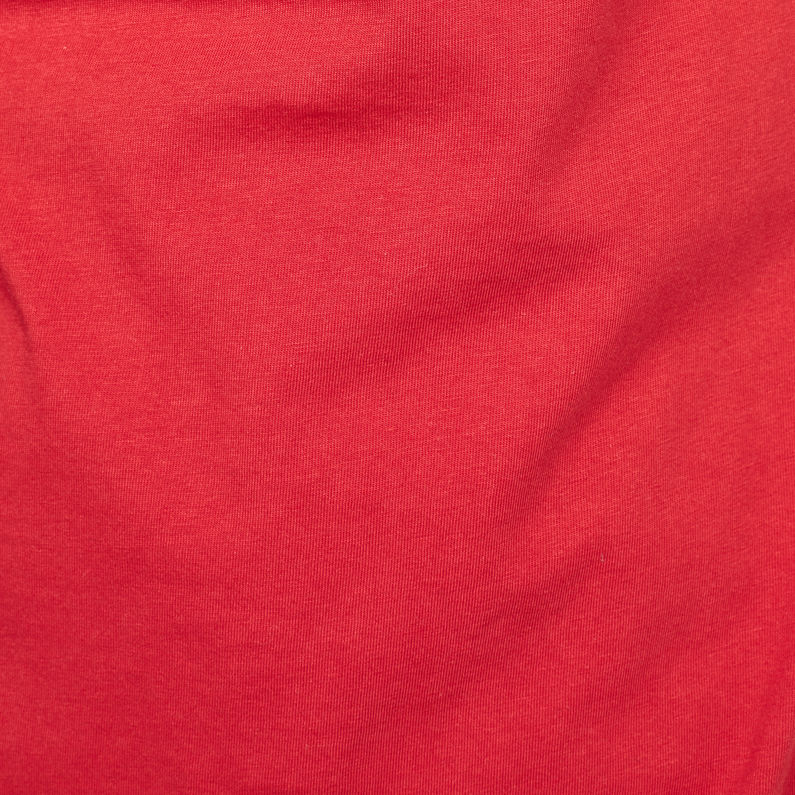 G-Star RAW® Graphic 19 Pocket T-shirt Red fabric shot