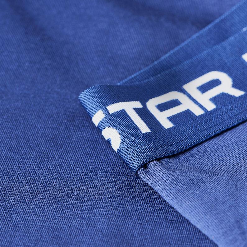 G-Star RAW® Classic Trunks 3-Pack Medium blue fabric shot