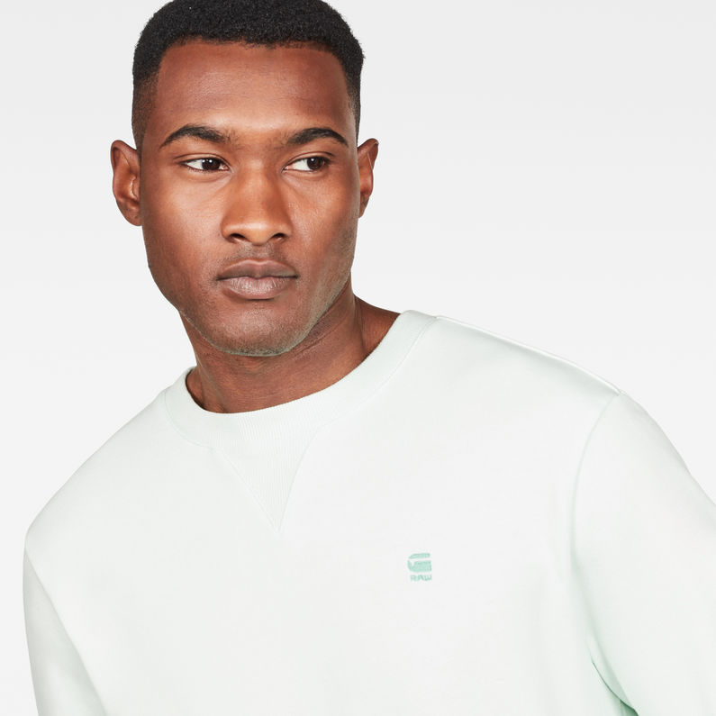 G-Star RAW® Core Sweater Green detail shot
