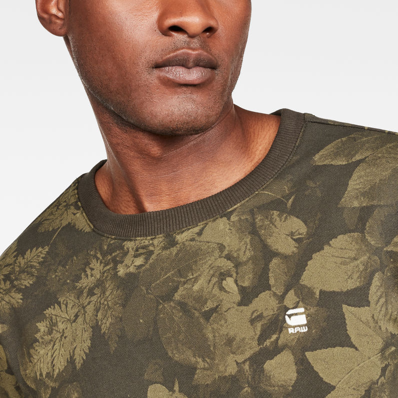 G-Star RAW® Core Sweater 緑 detail shot