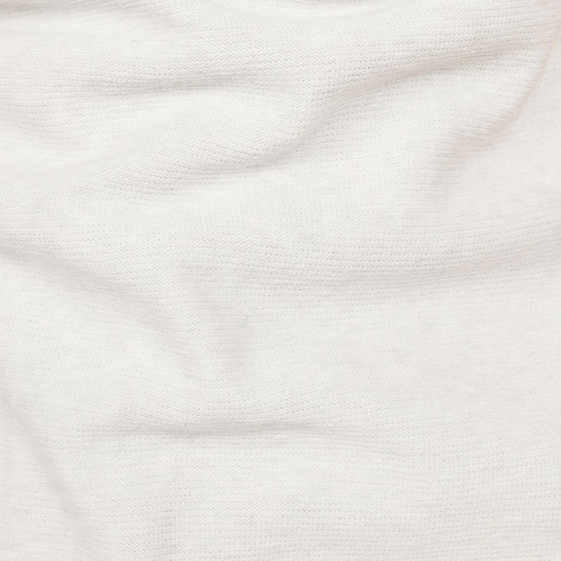 G-Star RAW® Pull Core Straight Blanc fabric shot