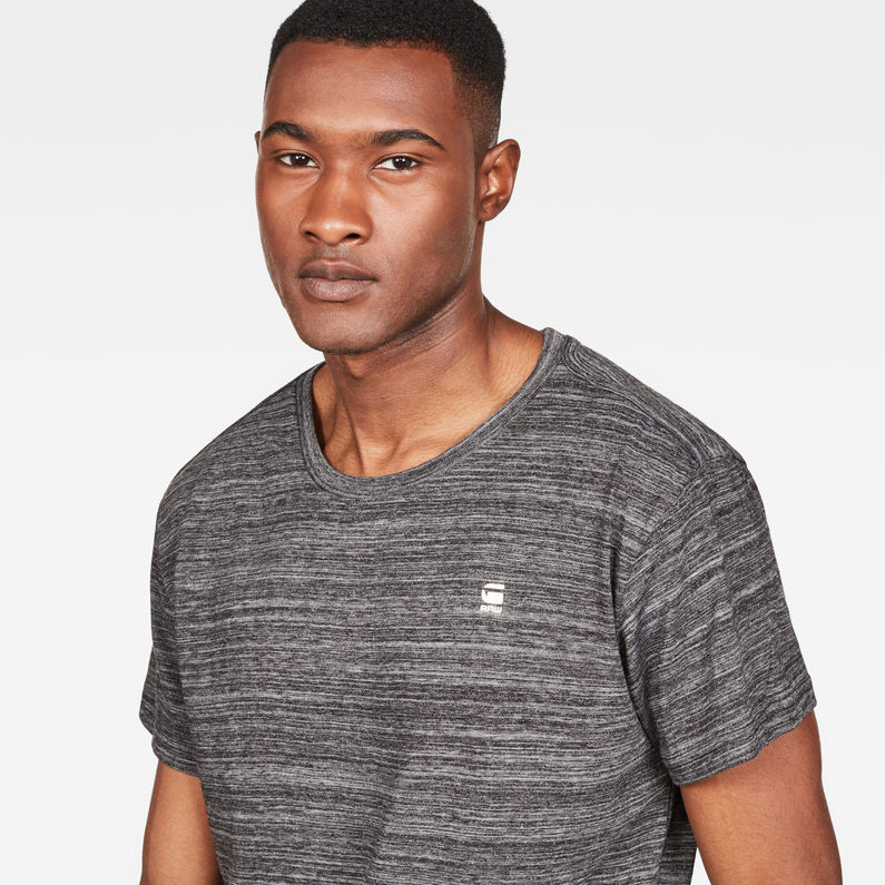 G-Star RAW® T-shirt Starkon Loose Noir detail shot