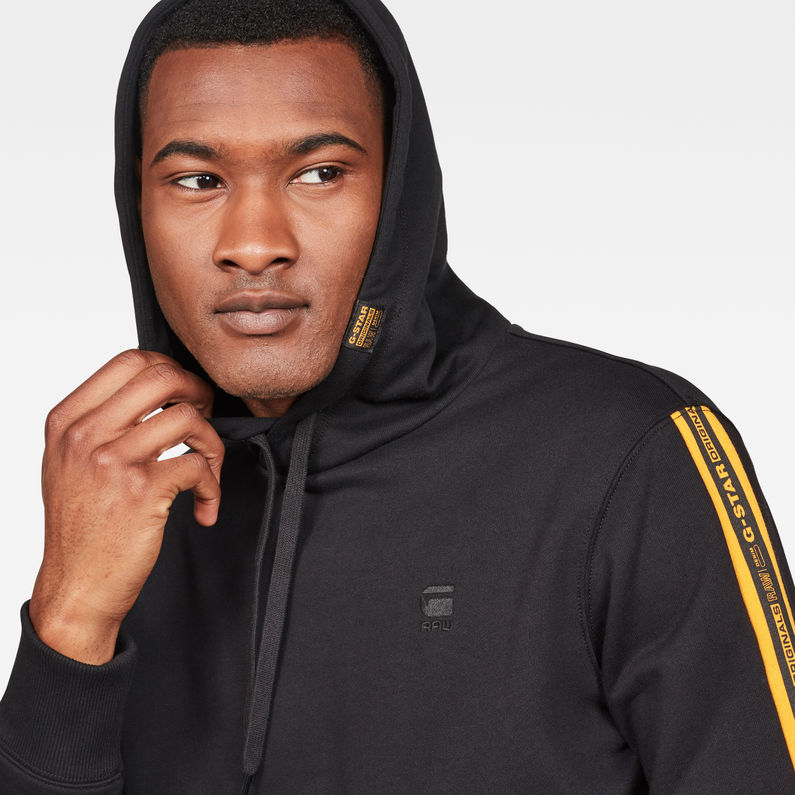 G-Star RAW® Core Hooded Sweat Black detail shot