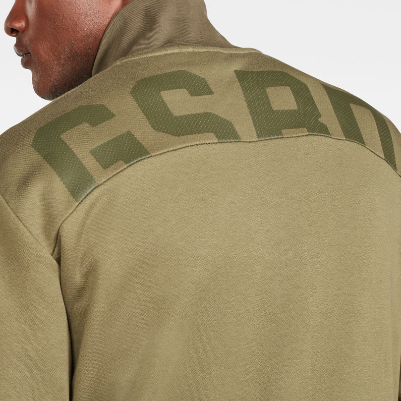 G-Star RAW® Graphic 1 Meson Jirgi Cardigan Green detail shot