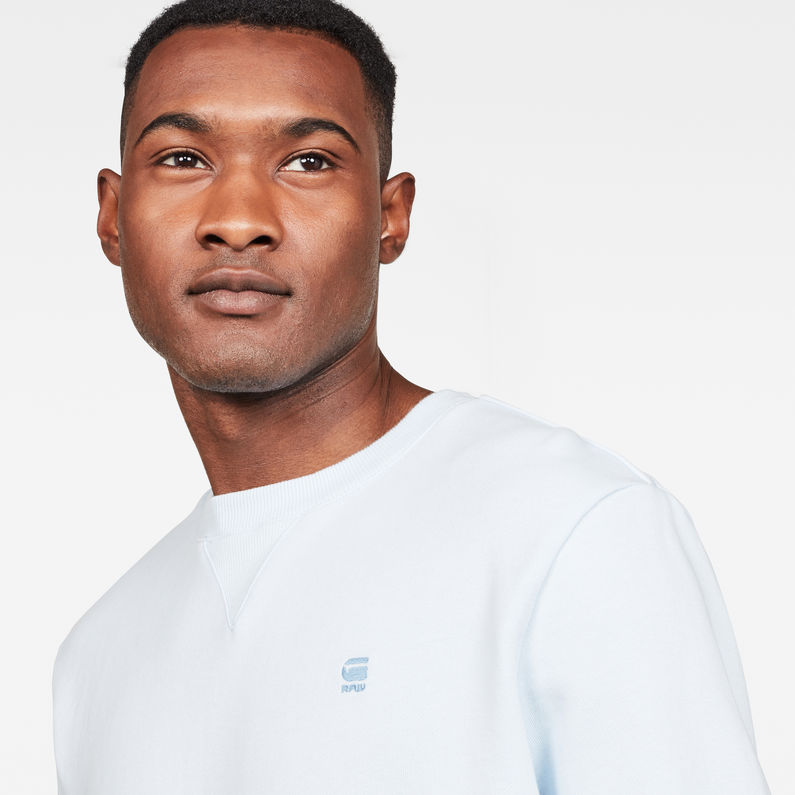 G-STAR® Sudadera Core Azul claro detail shot